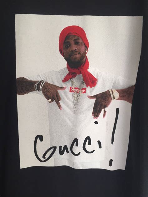 gucci and supreme hts|supreme gucci mane tee black.